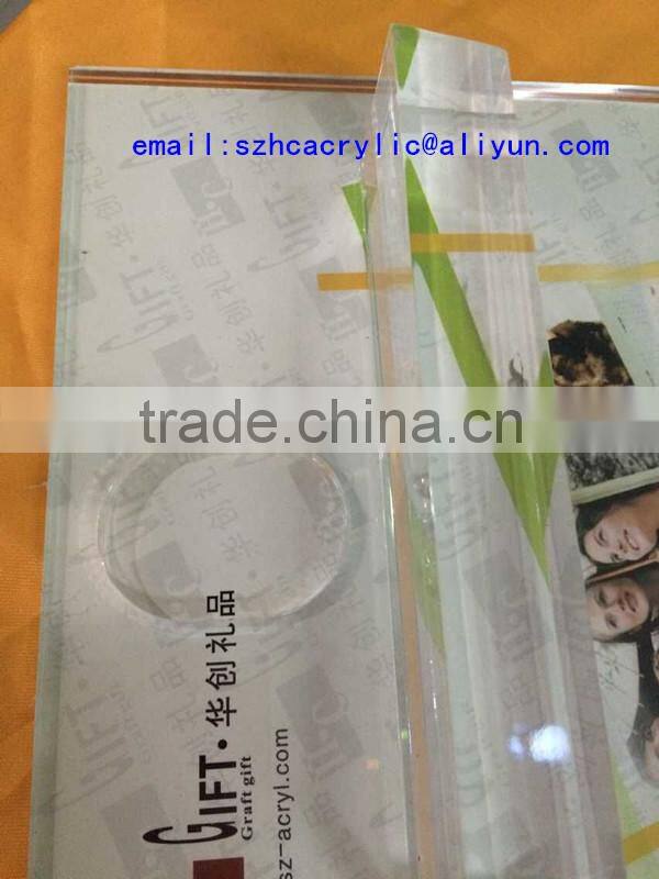 clear acrylic table top sign holders