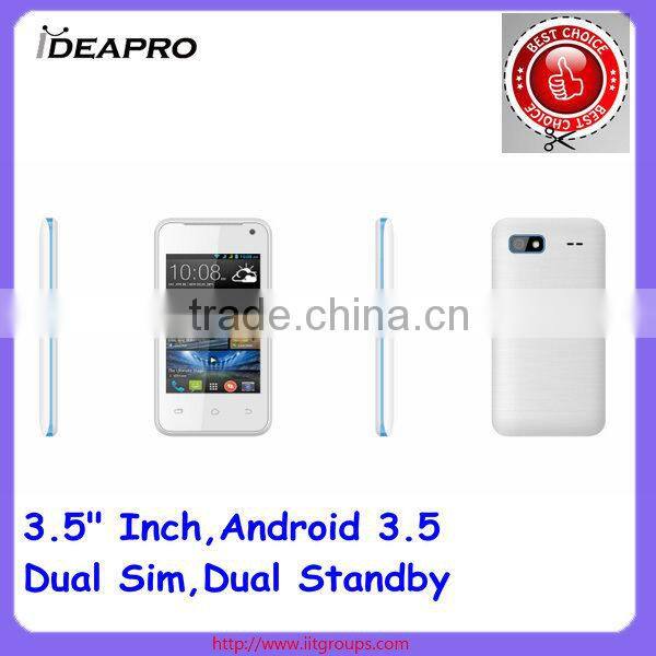 3.5'' Android 3.5 G+F Touch Mobile Phone 1G MHZ with Leather Case