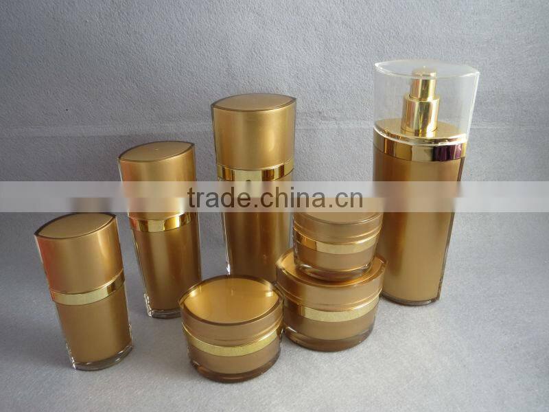 50g eye shape white empty cream cosmetic jar for sale