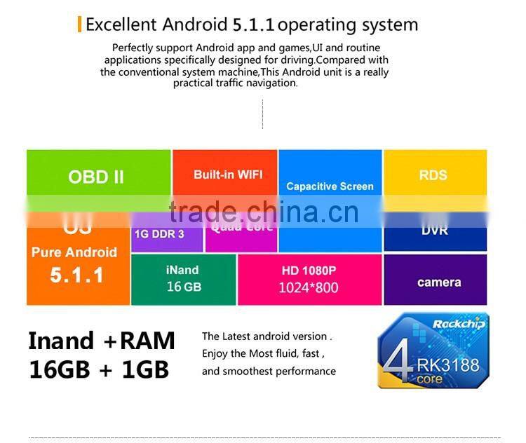 Cheap 7 Inch Capacitive Screen car gps android dvd player for VW skoda