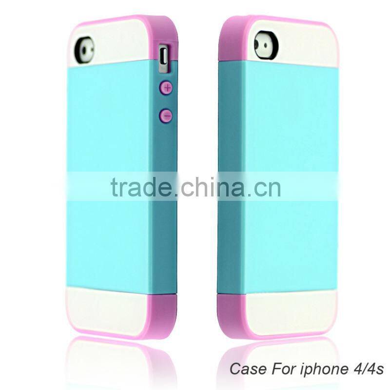 Beautiful hybrid mobile phone cover for iphone4s 4g