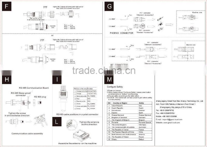 3KW On-grid Single Phase Solar Power System
