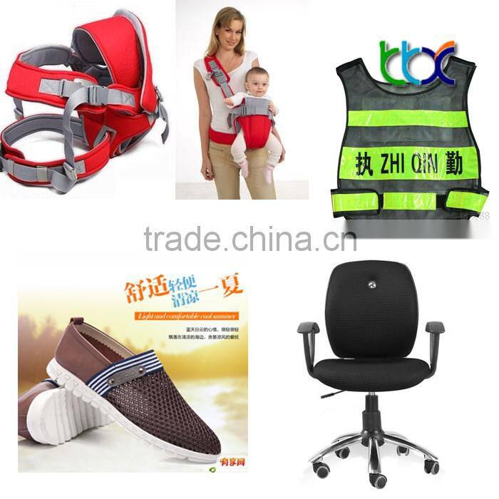 NT762 sport material polyester mesh fabric as sportswear shoe upper