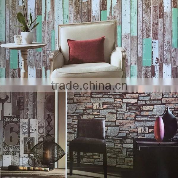 vintage style brick vinyl wallpaper for background wall