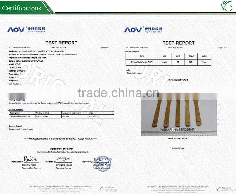 SP206 Totally Bamboo 6 Pieces Utensils Set, Spatulas Kitchen Utensil Set