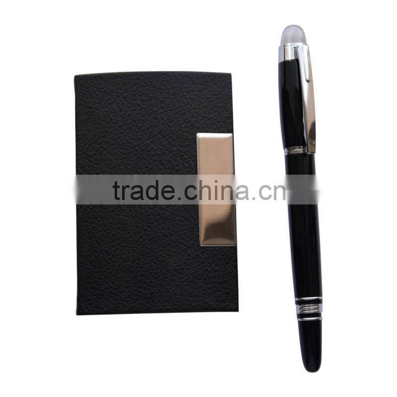 Promotional items ,corporate gifts,pen and business card holder set