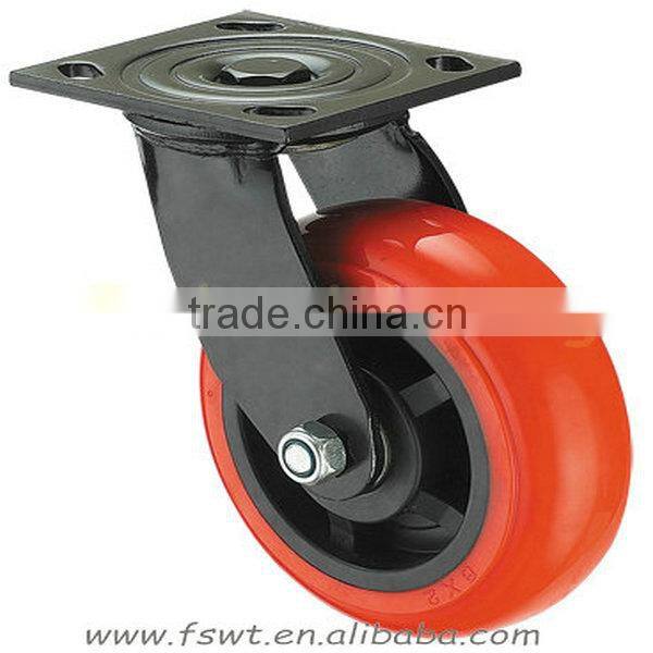 Heavy Duty Korean Polyurethane Hardware Monowheel Caster Wheel