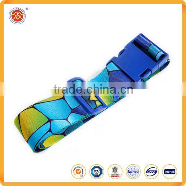 Promotional custom made suitcase airport travel luggage strap for sale