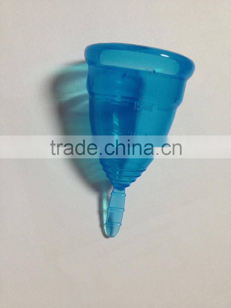 Lady period cup made of 100% Germany Wacker Medical grade silicone
