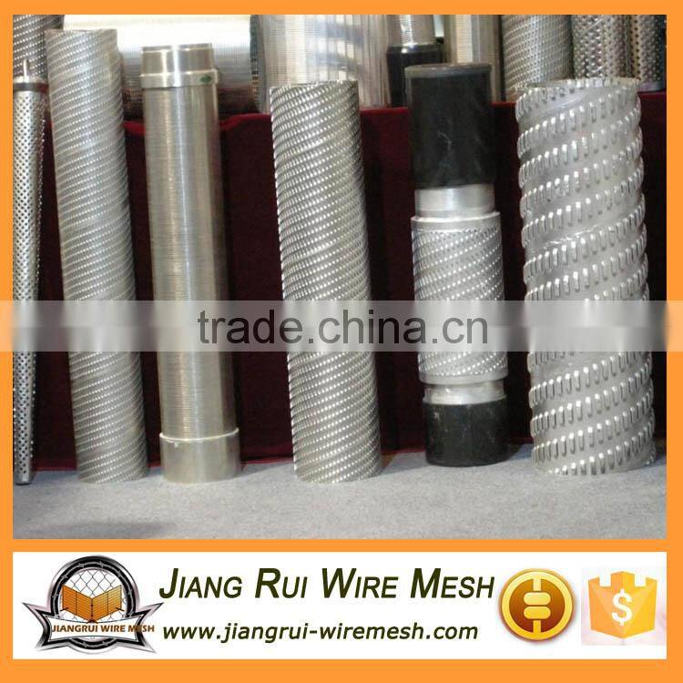 Decorative facade panel perforated metal mesh