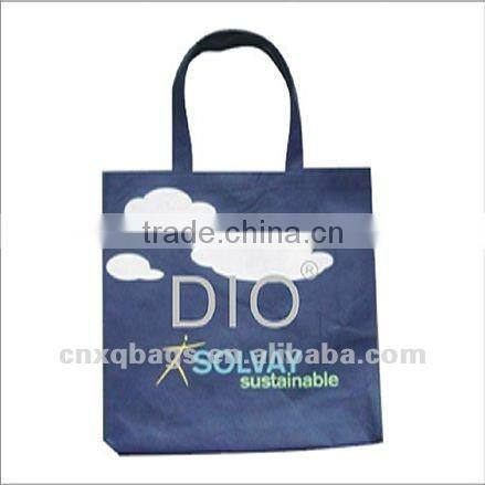 eco cotton clear lunch tote bag