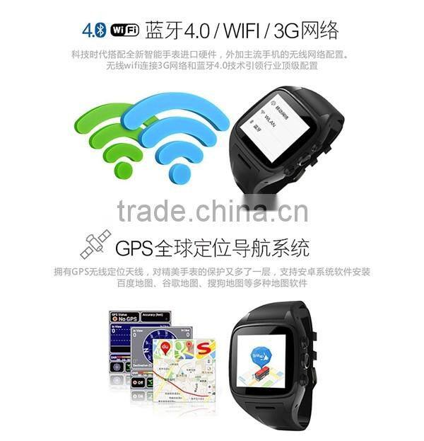 Bluetooth Wifi Smart Watch X01 3G Smart Wrist Watch for IOS and Android Smart Phone