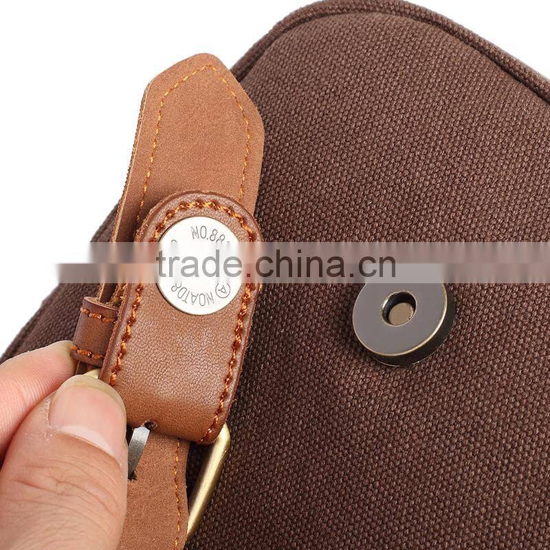 Guangzhou Factory Wholesale Men Canvas Shoulder Bag,Canvas Cross Body Bag