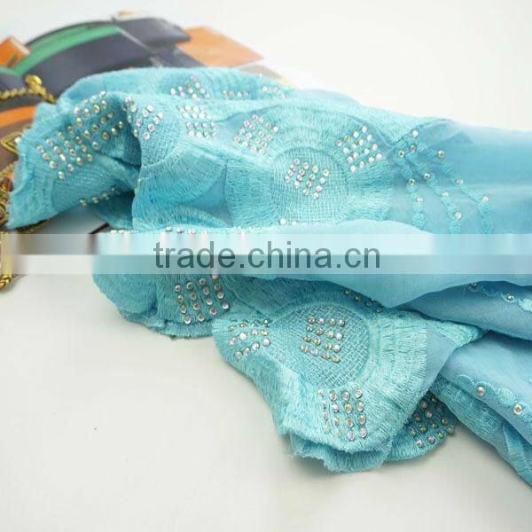 2016 new design beautiful embroidery burqa scarf