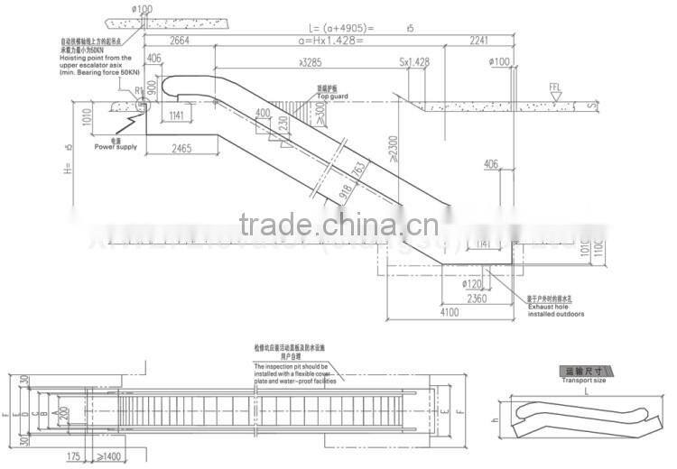 Indoor & outdoor Automatic Escalator -- Commercial XIWEI Brand