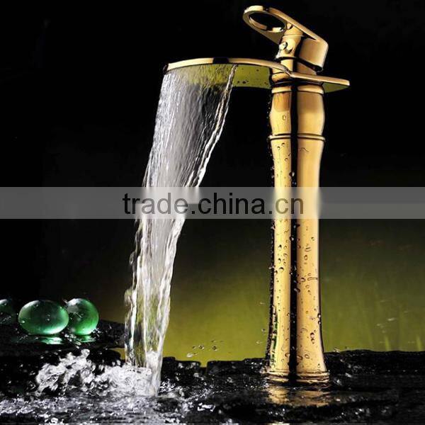 Kaiping faucet supplier wholesale chrome waterfall basin faucet, kaiping basin faucet price with good quality