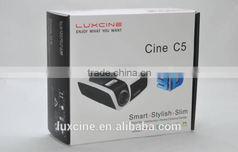 Mini Portable Projector / 3D Projector / Full HD LED DLP Projector With 1080P Resolution