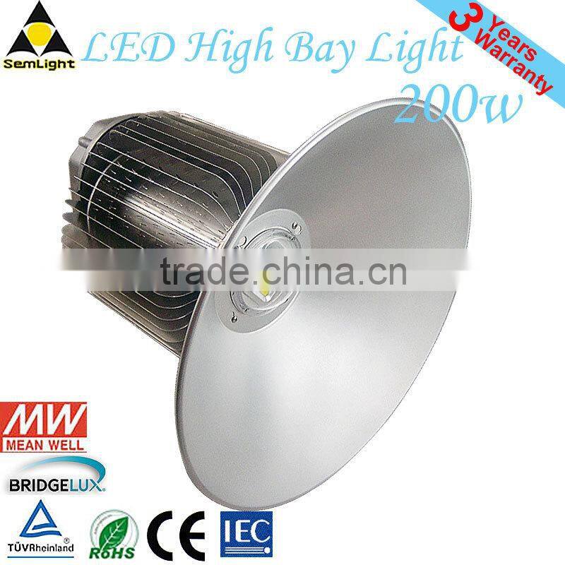 2015 Super Quality High Brightness Bridgelux COB 200 Watt LED High Bay Light