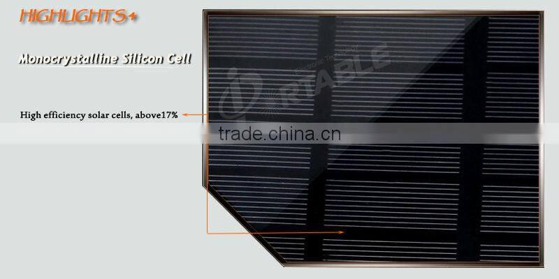 For iPhone portable charger /Portable universal solar charger with USB/ CE RoHS