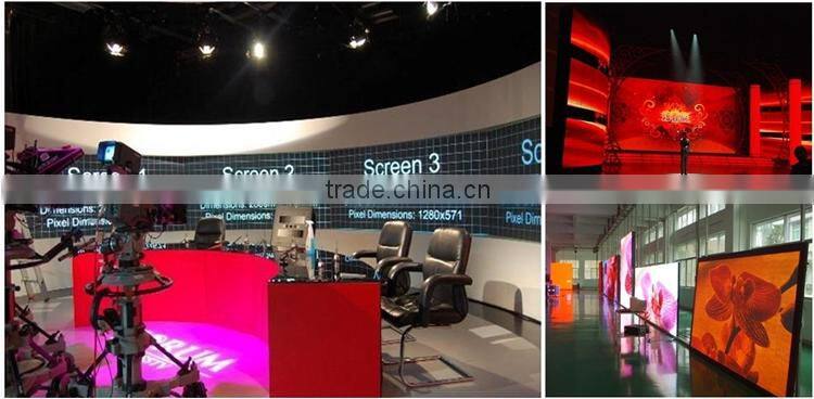 Steel Cabinets P4 Indoor Advertising Led Tv Display