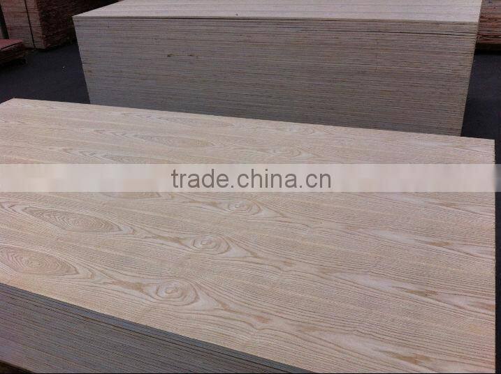 Natural white ash plywood board from Linyi