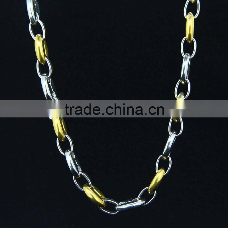 fashion Necklaces jewelry 2016 18K gold color necklace man (41554)