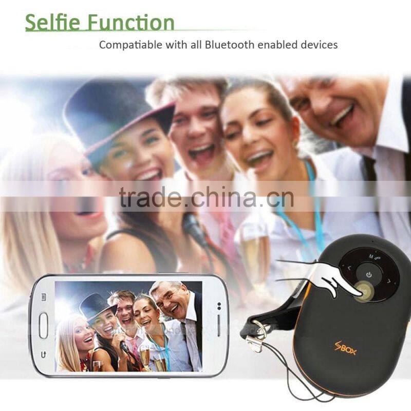 High Quality Wireless Mini Bluetooth Music Speaker,FM,Anti-lossing Support TF Card AUX With Self-timer