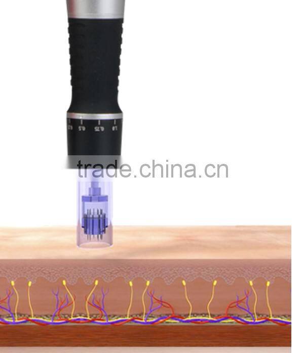 Newest vibrating pen micro derma stamp electro derma roller dr pen