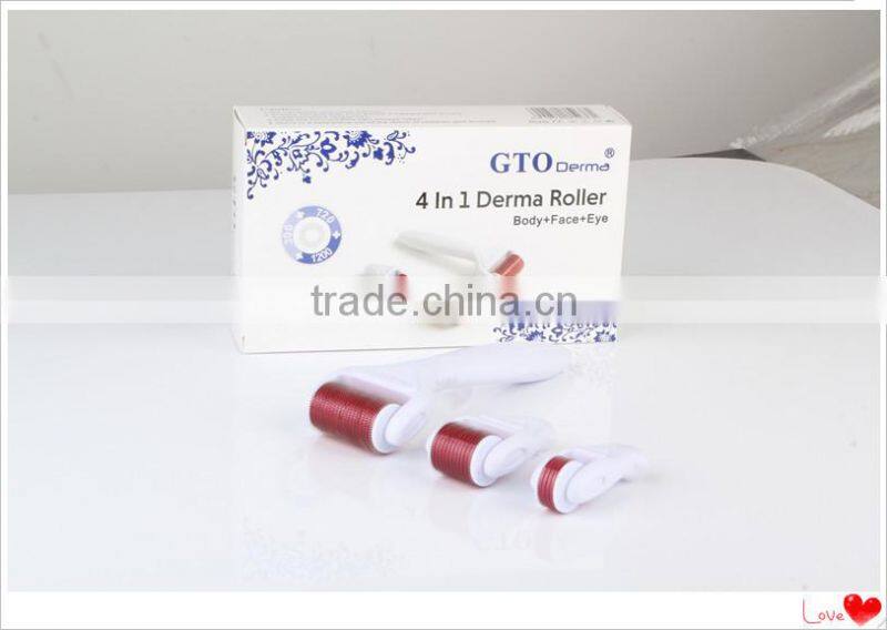 Titanium 4 in 1 derma roller for face dermaroller manufacturer price