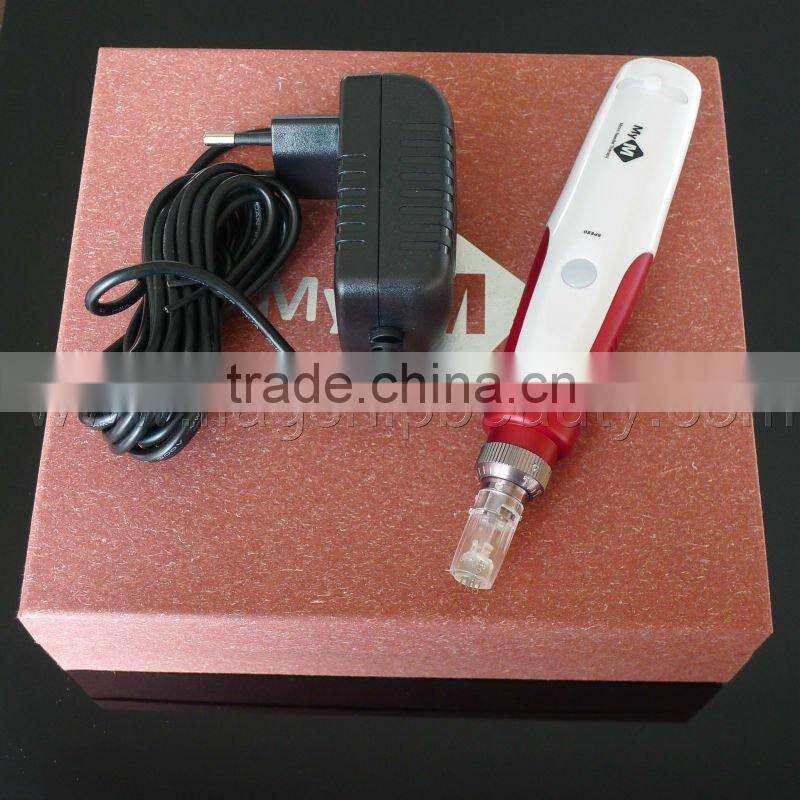 newest derma products electric derma pen with adjustable needles for wrinkle remover