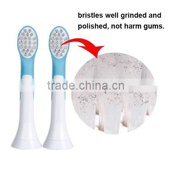 China Wholesale Merchandisechildren small rechargeable brush head HX6034 for toothbrush heads replace for kids toothbrush