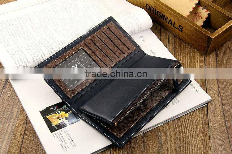 2014 New Fashion European Style Business Man Leather Wallet To Import