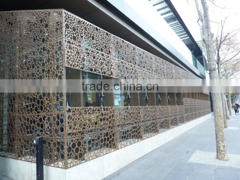 Various design of perforated wall panel/slotted mesh perforated metal/decorative perforated metal screen