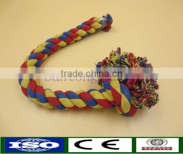 Twisted braided dog toys rope