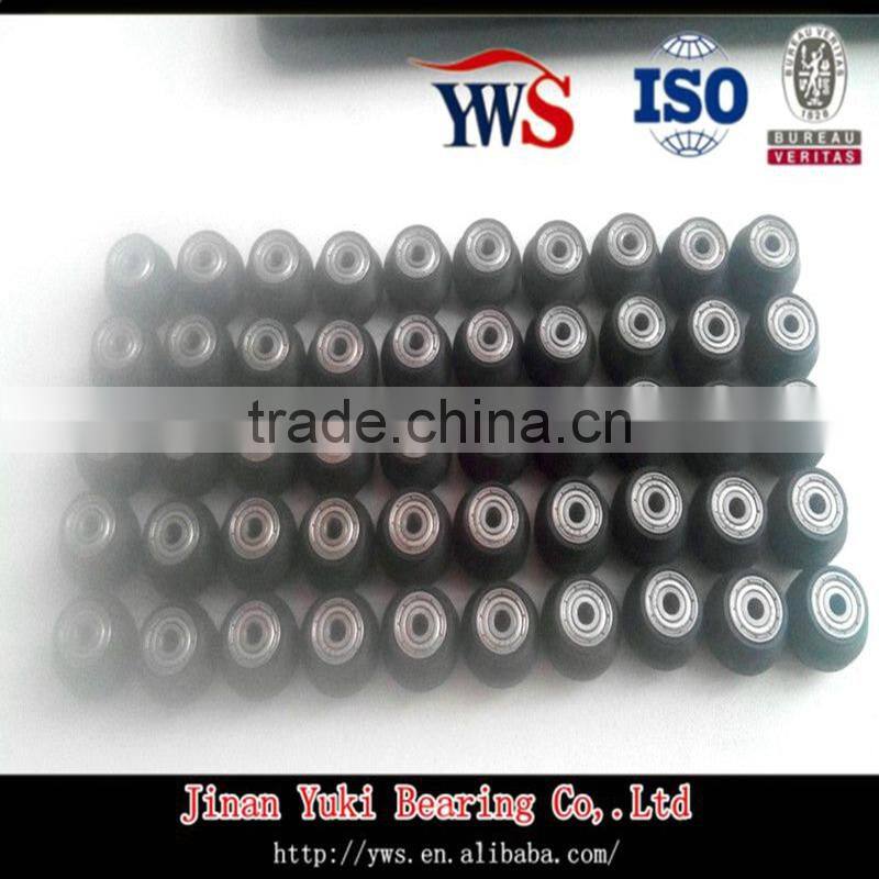 customized 623 v groove rubber coated bearings