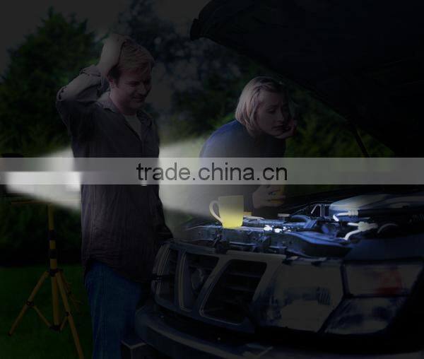 Super bright 40w tripod rechargeable emergency light, cob rechargeable blue point led work light