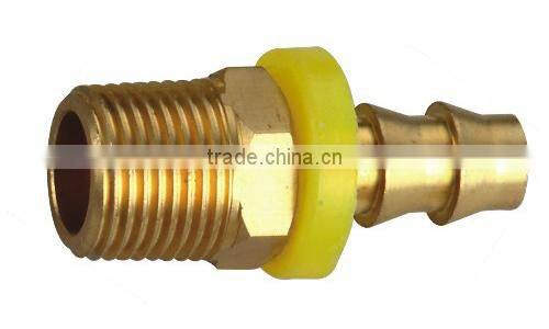 brass straight rubber hose connector form zhejiang supplers