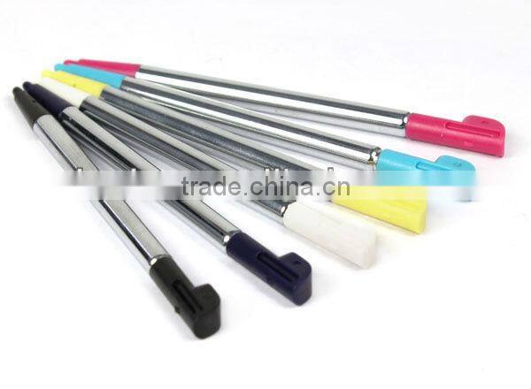 New Retractable Metrllic Stylus Touch Pen Set For NDSi XL/LL