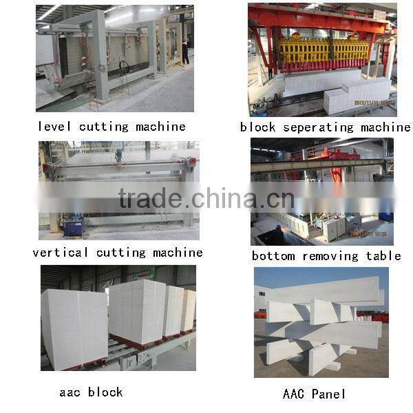 small capacity 50 to 60 cubicmeters AAC panel making machinery