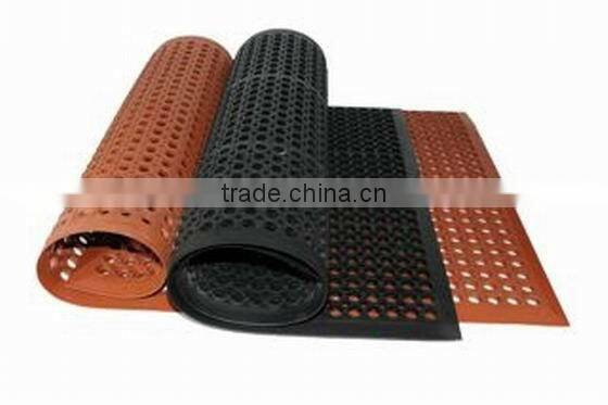 restaurant use hollow rubber floor mat
