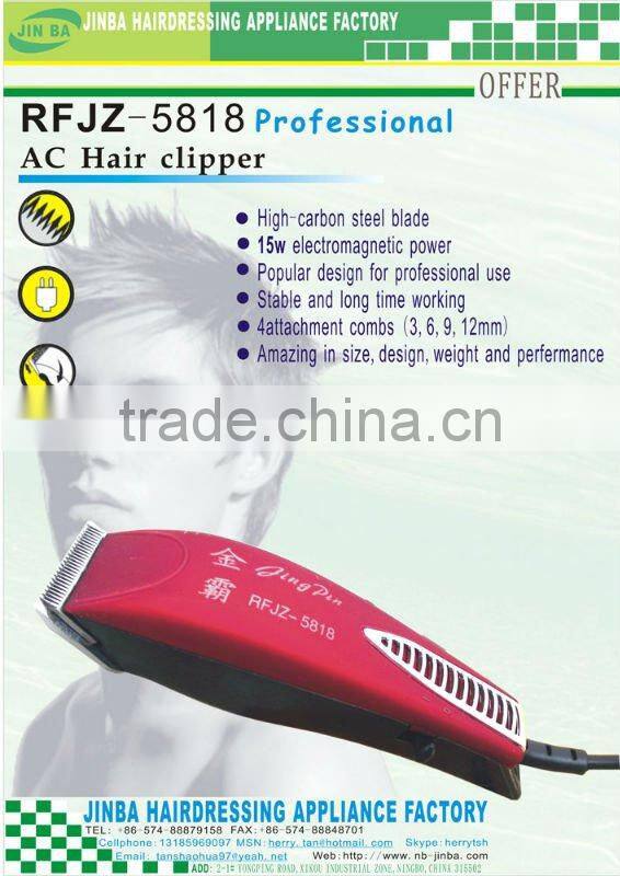 professional hair clipper for barber use