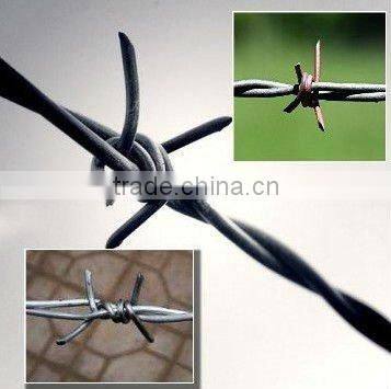 2014 Anlida SWG 12#*14#,14#*14#,16#*18#PVC&Galvanized Barbed Wire(Joint Venture Manufacturer)