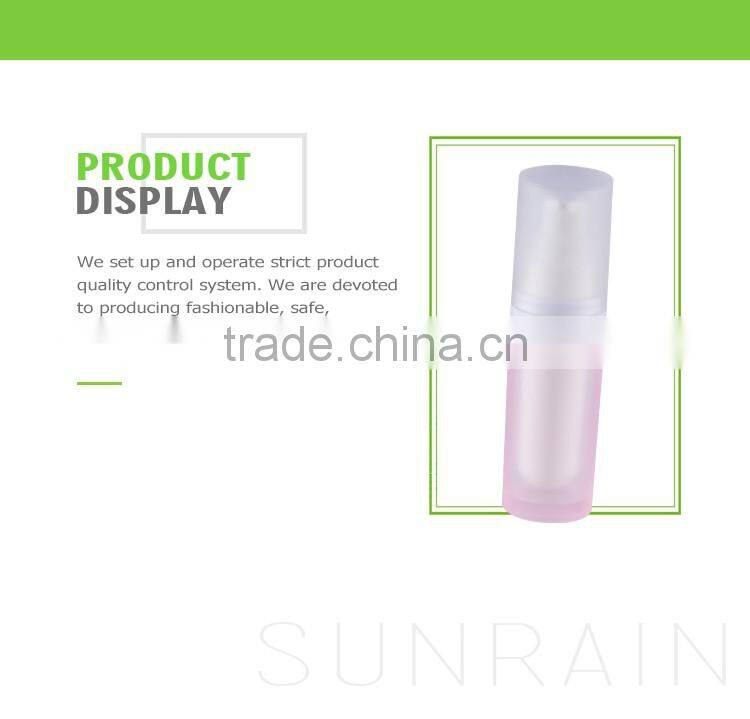 Manufacturer supplier aluminum luxury empty clear color 30ml pet lotion bottle