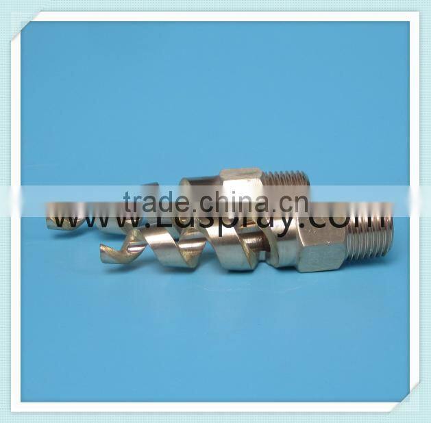 Brass spjt spiral spray water cooling sulfur removal nozzle