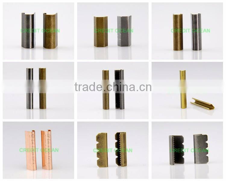 CREDIT OCEAN custom metal rope ends for garment