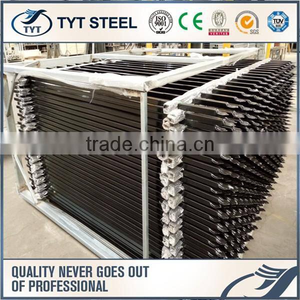 New design faux wrought iron fence with CE certificate