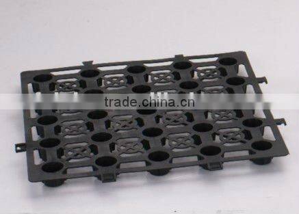 Plastic drainage cell module