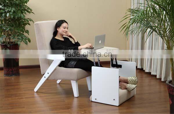 Leisure Relax Chair with Computer Desk, Living Room Furniture