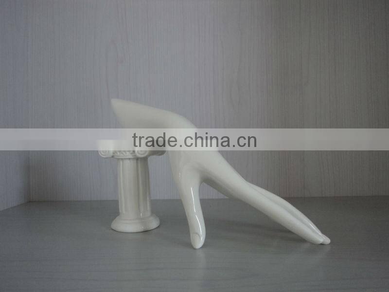 Jewelry display female fiberglass mannequin hand