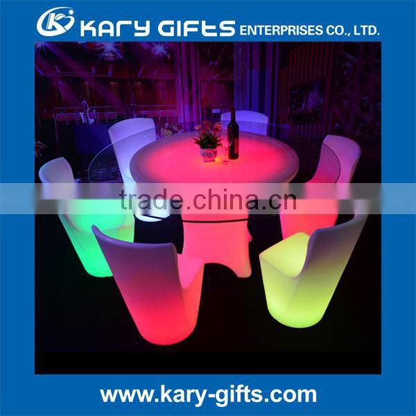 EVENT RECEPTION TABLE ROUND CATERING TABLES WITH LIGHT